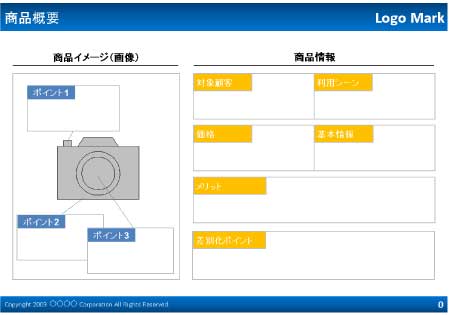 無料で使える企画書テンプレート 商品概要 ビジネス書式テンプレート 経費削減実行委員会