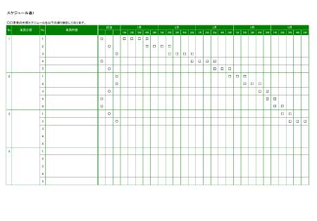 ２ヶ月 3ヶ月 ５ヶ月 ６ヶ月管理 全て無料テンプレート一覧 ビジネス書式テンプレート 経費削減実行委員会