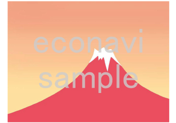 デザインテンプレート <富士山、赤富士>