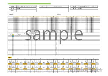 年間タスク管理_会議レジュメ付き( 売上、利益管理付)